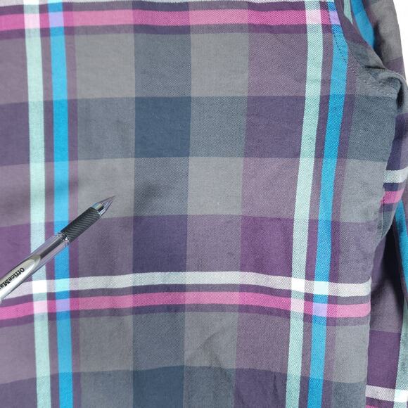 Oakley Men's Medium Plaid Cotton Multicolor Lined Button Down Shirt Jacket - Picture 12 of 12